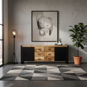 New Look Solid Wood Living Room <b>Cabinets</b> Kitchen <b>Cabinets</b> with Metal Crafts Furniture Legs Living Room Furniture Wardrobes - Product Image 3