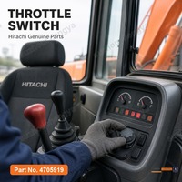 Pièces d'origine Hitachi 4705919/4705919XXXH3 Interrupteur de commande d'accélérateur Hitachi ZX130-6A ZX200-5G ZX200-5A ZX240-5B ZX330-5G ZX330-5A