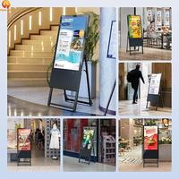 Kiosque d'affichage numérique LCD intérieur 32 pouces en gros, lecteur multimédia Android pour affiches publicitaires, avec prise USB