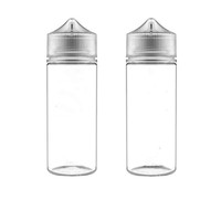 Flacons compte-gouttes vides transparents avec couvercles noirs à l'épreuve des enfants Capacité de 10ml 30ml 60ml 120ml pour médicaments et gouttes oculaires liquides