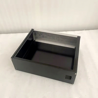 Boîtier d'amplificateur en alliage d'aluminium argenté, boîtier vide DIY, boîtier d'amplificateur numérique HiFi
