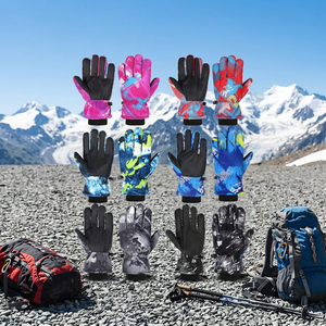 2026 Best-selling Unisex Polyester Waterproof Full-Finger <b>Gloves</b> Thick Warm Windproof <b>Touchscreen</b> Compatible Winter Outdoor - Product Image 5