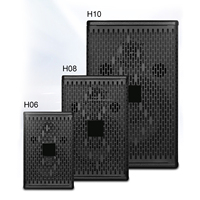Gooermi H08 Haut-parleur passif à 2 canaux de 8 pouces 8 ohms à aimant néodyme avec contour métallique - Utilisation professionnelle sur scène PA/FOH Durable