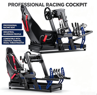 Cockpit complet de simulation de course en aluminium 4080 40120 40160, simulateur de mouvement 4DOF, compatible avec PS4, PS5, PC Gaming