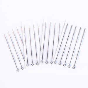 Agujas de Cartucho Desechables de Acero Inoxidable de 0.3mm y 0.35mm para Tatuajes, Tipo Shader y <span class=keywords><strong>Magnum</strong></span>, 50 Unidades/Caja, Forma Redonda/Cruzada/En Arco, Esterilizadas - Product Image 6