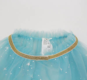 Capa de Princesa para Niñas, Capa Azul Cielo, Falda Tutú de <span class=keywords><strong>Cenicienta</strong></span> con Copos de Nieve, Conjunto de Capa y Falda para Navidad, Cumpleaños, Cosplay - Product Image 3