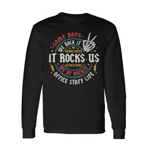 T-shirt à manches longues Office Staff Life, design Back To School Rock It - Product Image 2