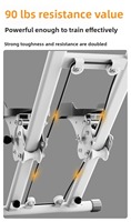 Appareil de fitness cardio pliable RS Vertical Climber pour amincissement, stepper multifonctionnel, machine de randonnée et d'escalade en intérieur pour la maison