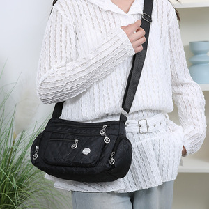 Crossbody <b>Bag</b> For Women Large Capacity Diamond Quilted Waterproof Shoulder <b>Bag</b> Three Layer Storage Everyday Use - Product Image 2