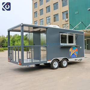 CAMPTRL <span class=keywords><strong>Kebab</strong></span> Pizza Remolque de comida móvil Restaurante móvil Catering Remolque Camión de comida con cocina completa Carrito de helados de EE. UU. - Product Image 2