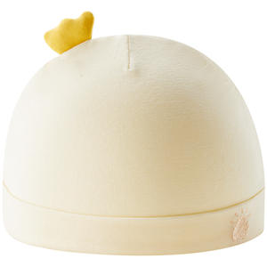 Gorro de Bebé October Crystallized Sunshine, Amarillo Pálido, 0-6 Meses, Algodón, Protección para la Fontanela - Product Image 5