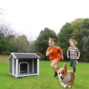 Caseta para Perros Gris, Resistente al Viento y la Lluvia, con Protección Solar y Aislamiento Térmico, Ideal para Refrescarse del Calor, Venta Caliente 2026, Envío desde Almacén en EE. UU. - Product Image 2