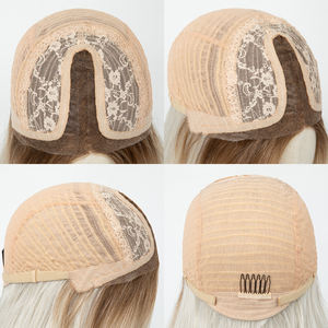 Pelucas de Encaje Invisible Precortadas SARLA al por Mayor, Pelucas Mono Cap, Pelucas Frontales, Perucas de <span class=keywords><strong>Cabello</strong></span> de Fibra Futura, Pelucas de Monofilamento para Mujer - Product Image 5