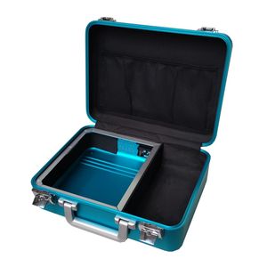 Estuche Portátil para Herramientas, Caja <span class=keywords><strong>de</strong></span> Transporte Personalizada <span class=keywords><strong>de</strong></span> Espuma <span class=keywords><strong>EVA</strong></span>, Maletín Rígido <span class=keywords><strong>de</strong></span> Aleación <span class=keywords><strong>de</strong></span> Aluminio con Compartimento <span class=keywords><strong>Secreto</strong></span> - Product Image 6