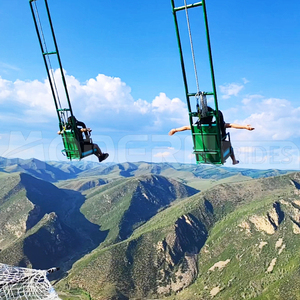 Manège de balançoire sur falaise de 8m à 20m pour parc d'aventure, certifié CE, grand équipement d'amusement extérieur à vendre - Product Image 2