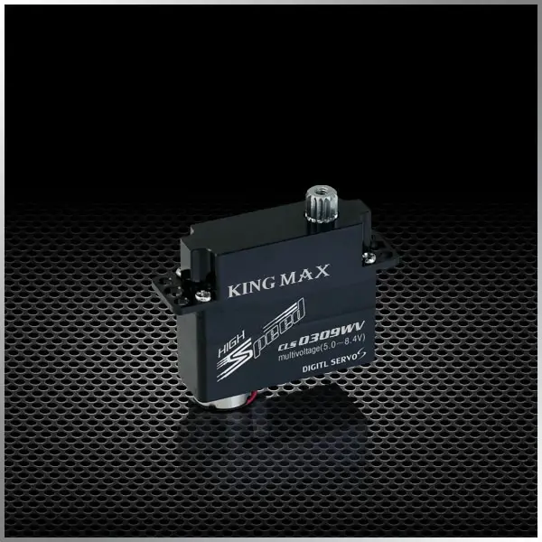 Kingmax CLS0309WV vis verticale 8.4V 3.5kg 0.07sec numérique engrenages en métal micro aile sans noyau en aluminium servo KST X08