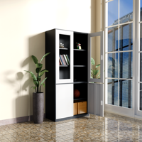 Armoire en acier moderne multi-usages, pour le bureau, le classement, le rangement à domicile, verrouillable, haute, écologique, durable, chambre, salle de sport, école, entrepôt