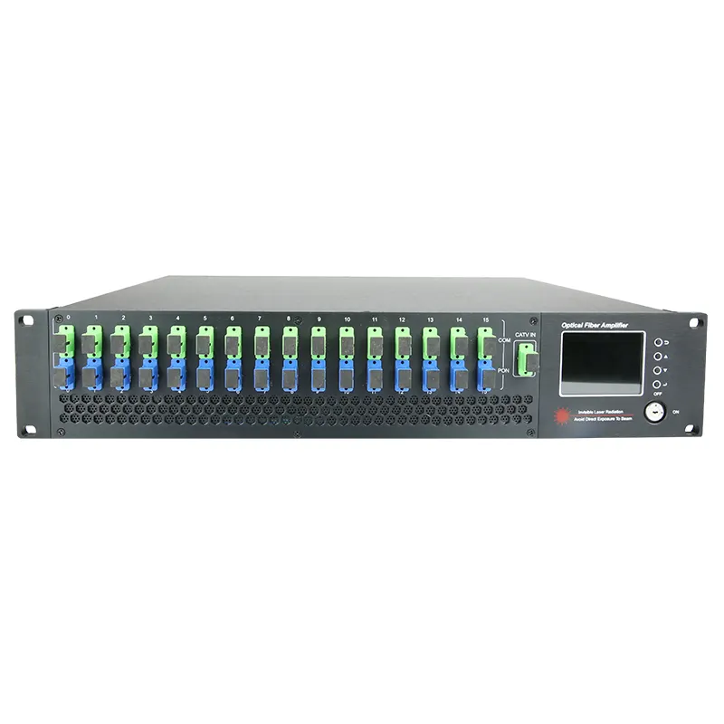 Ftth 32 Multiport-Port 1550nm Glasfaserverstärkerkabel Fernsehpumpe Laser Edfa mit Wdm Dwdm