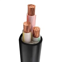 Cable de Alimentación de Aluminio/Cobre de 1 Kv y 500 Mcm XLPE, Cable Aéreo Dúplex/Triplex/Druplex con Aislamiento XLPE, Cable ABC 3X70 50mm2