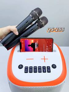 Kimiso ซับวูฟเฟอร์ QS-288 8นิ้วสีขาว, ลำโพงไร้สายใช้งานปาร์ตี้คาร่าไมโครโฟนคู่การสื่อสารบลูทูธไฟฟ้ากระแสตรง - Product Image 5