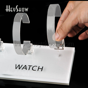 Tùy chỉnh 3-in-1 <span class=keywords><strong>Acrylic</strong></span> cho Apple xem hiển thị đứng Smart <span class=keywords><strong>Watch</strong></span> chủ với cơ sở trong suốt cho iWatch Logo hiển thị cơ sở - Product Image 6