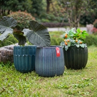 Ventes en gros de pots de plantes anciens, pots à fleurs décoratifs simples, jardinières de jardin, pots en céramique d'extérieur