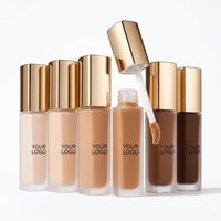 Corrector Líquido con Fórmula Transpirable, Sensación Ligera, Marca Privada OEM ODM, Vegano, Cruelty Free, Base de Maquillaje, Experto en Laboratorio Profesional