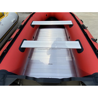 Bateau pneumatique de haute qualité de 4,70 mètres en PVC ou en Hypalon avec coque en aluminium, bateau de sauvetage gonflable pour les appels d'offres