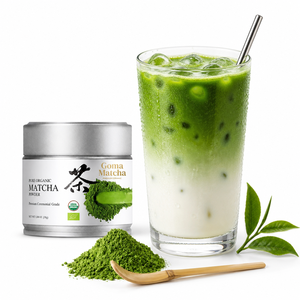 Matcha en Polvo Puro de Grado Culinario, Precio al por Mayor, Té Verde Orgánico, con Opción de Logotipo Personalizado en el Empaque y Servicio OEM de Fábrica - Product Image 1