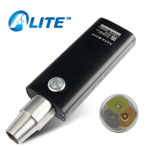 3leds trắng vàng 365nm UV Blacklight ngân hàng điện LED <span class=keywords><strong>Torch</strong></span> có thể sạc lại hợp kim nhôm đá quý Led đèn pin với USB đầu nhỏ - Product Image 1