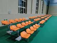 Chaises de stade Yourease durables en HDPE imperméables avec roues mobiles pour les matchs de volley-ball, utilisation portable en extérieur et en intérieur