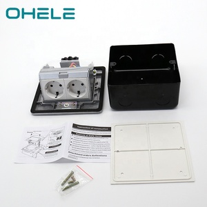 Prises de courant électriques, sans fil, style européen, étanches, pop-up au sol, boîte de sortie - Product Image 5