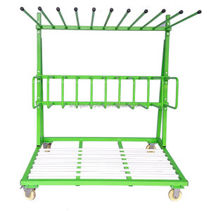 <strong>Cantilevered</strong> Three Layers Heavy Duty Aluminum Profile Transport Cart Shelves for Warehouse Industrial <strong>Rack</strong> - Product Image 5