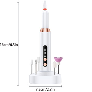 Machine à ongles électrique sans fil portable rechargeable, stylo de polissage pour <span class=keywords><strong>manucure</strong></span>, équipement de lime à ongles pour salon - Product Image 5