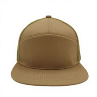 Gorra Trucker Richardson 168 de 7 Paneles con Parche de Cuero y Logotipo Bordado en 3D Personalizado, en Oferta