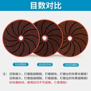 Disque à lamelles 125 mm 22,2 mm en carbure pour le polissage de carrelage, marbre, ciment, métal, meulage à sec, utilisation avec meuleuse d'angle - Product Image 4
