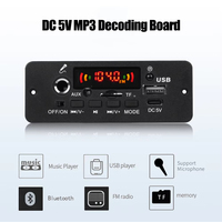 5.0 carte de décodeur MP3 2*40W DC 5V amplificateur lecteur Audio bricolage lecteur MP3 voiture FM Radio Module Portable haut-parleur amplificateur puissance