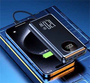 RUNCEIN Logo personalizzato nuova banca Mobile 10000mAh 20000mAh ad alta capacità Slim Smart 2 <span class=keywords><strong>in</strong></span> 1 divieto di alimentazione con Display via cavo per regalo - Product Image 6