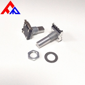 Encodeurs rotatifs étanches EC11 à 3 broches, à arbre plat, à arbre moleté, à insertion latérale, haute stabilité, vente en gros pour fabricants - Product Image 6