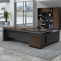 Table de bureau de luxe de haute qualité en forme de L bureau de direction meubles modulaires au design moderne pour le bureau