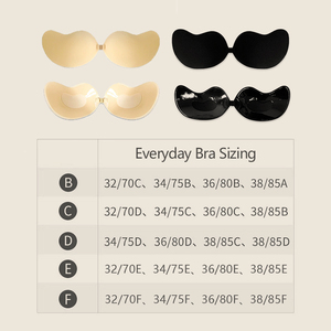 <span class=keywords><strong>2</strong></span> Buah Bra Push Up Stok AS Pengiriman <span class=keywords><strong>3</strong></span> Hari Tanpa Tali Tak Terlihat Harga Grosir Warna Nude Hitam - Product Image 6