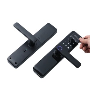 Wenxun Smart Fingerprint <b>Lock</b> S069M M For Wooden Door With Peephole Password Card Swipe Home Indoor Hotel Use - Product Image 4