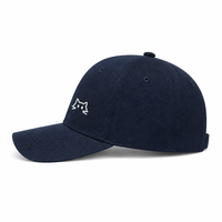 Casquette de baseball personnalisée pour événements d'entreprise, en tissu polyester/coton, ajustement réglable, broderie à la main