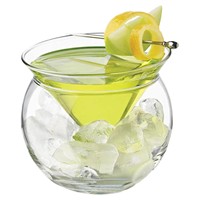 Vente en gros d'usine, lot de 2 verres à espresso martini en borosilicate transparent pour boissons glacées