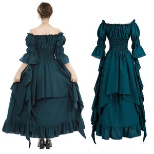 Costume di Halloween, Abito Medievale Rinascimentale Vintage, <span class=keywords><strong>Vestito</strong></span> Gotico <span class=keywords><strong>da</strong></span> <span class=keywords><strong>Donna</strong></span>, Outfit <span class=keywords><strong>da</strong></span> Palcoscenico, Abito <span class=keywords><strong>da</strong></span> <span class=keywords><strong>Principessa</strong></span> per Cosplay e Ballo in Maschera - Product Image 4