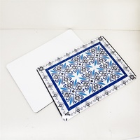 Sets de dessous-de-plat en MDF vierges pour sublimation A4, style classique avec option de couleur personnalisée, sublimation vierge