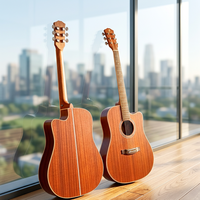 Matte High Quality Wholesale Professional Instrument Acoustic 41 Inch Rosewood Fingerboard Guitar
