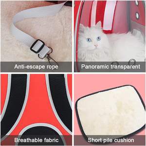 Köpek malzemeleri nefes dayanıklı yüksek kaliteli görünür alan evcil hayvan sırt çantası evcil hayvan taşıyıcı çanta küçük hayvanlar için - Product Image 5