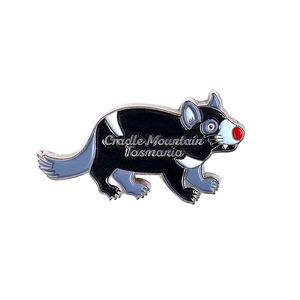 Épingles à revers en alliage de zinc plaqué or brillant avec logo personnalisé en gros, broches en émail doux imprimées en offset, badges personnalisés - Product Image 3