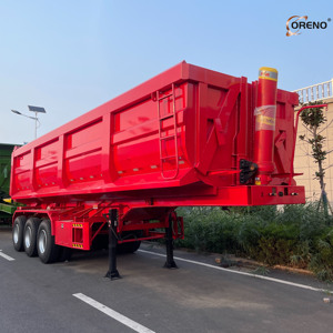 รถพ่วงกึ่งพ่วงแบบเทท้ายไฮดรอลิก 3-5 เพลา 60-100 ตัน ผลิตตามสั่ง ราคาโรงงาน สำหรับ<span class=keywords><strong>ขาย</strong></span> - Product Image 3